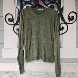 Eighty Eight Mens L Long Sleeve Vneck Sweater - Very Soft